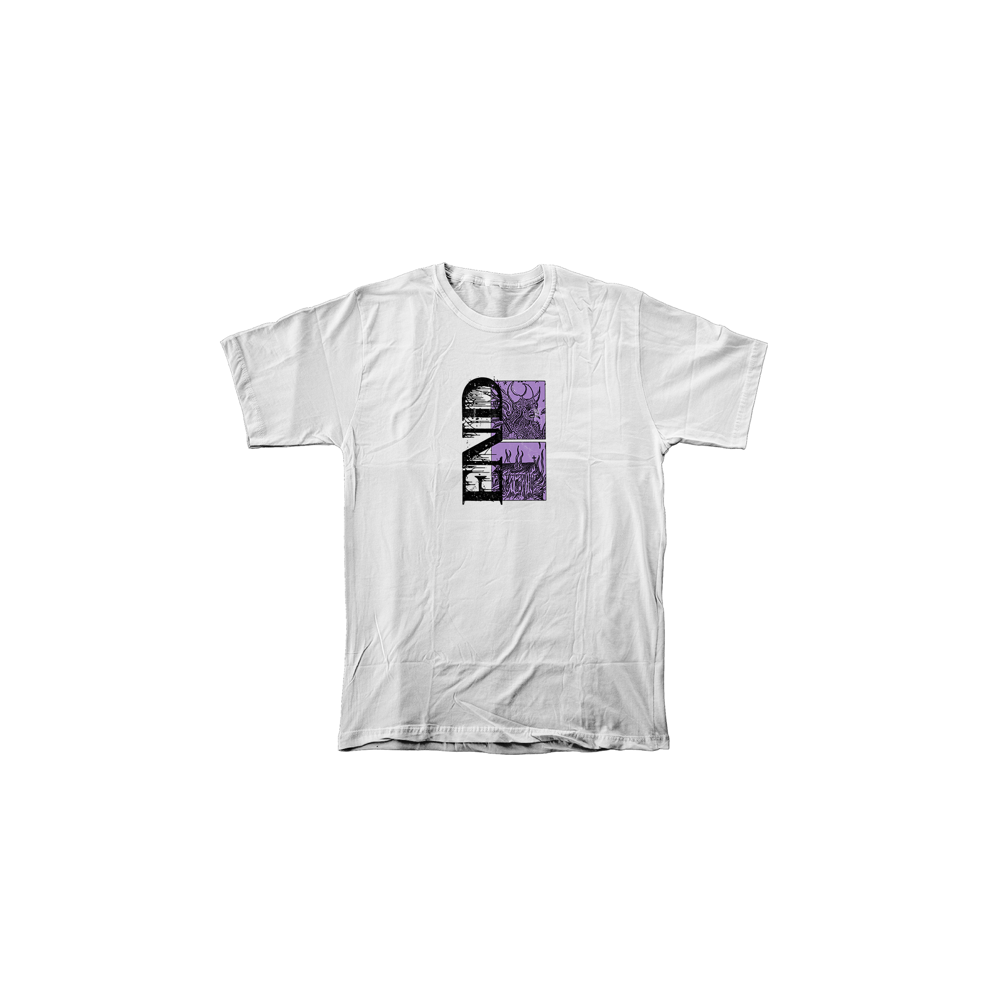 end "victim white" t-shirt