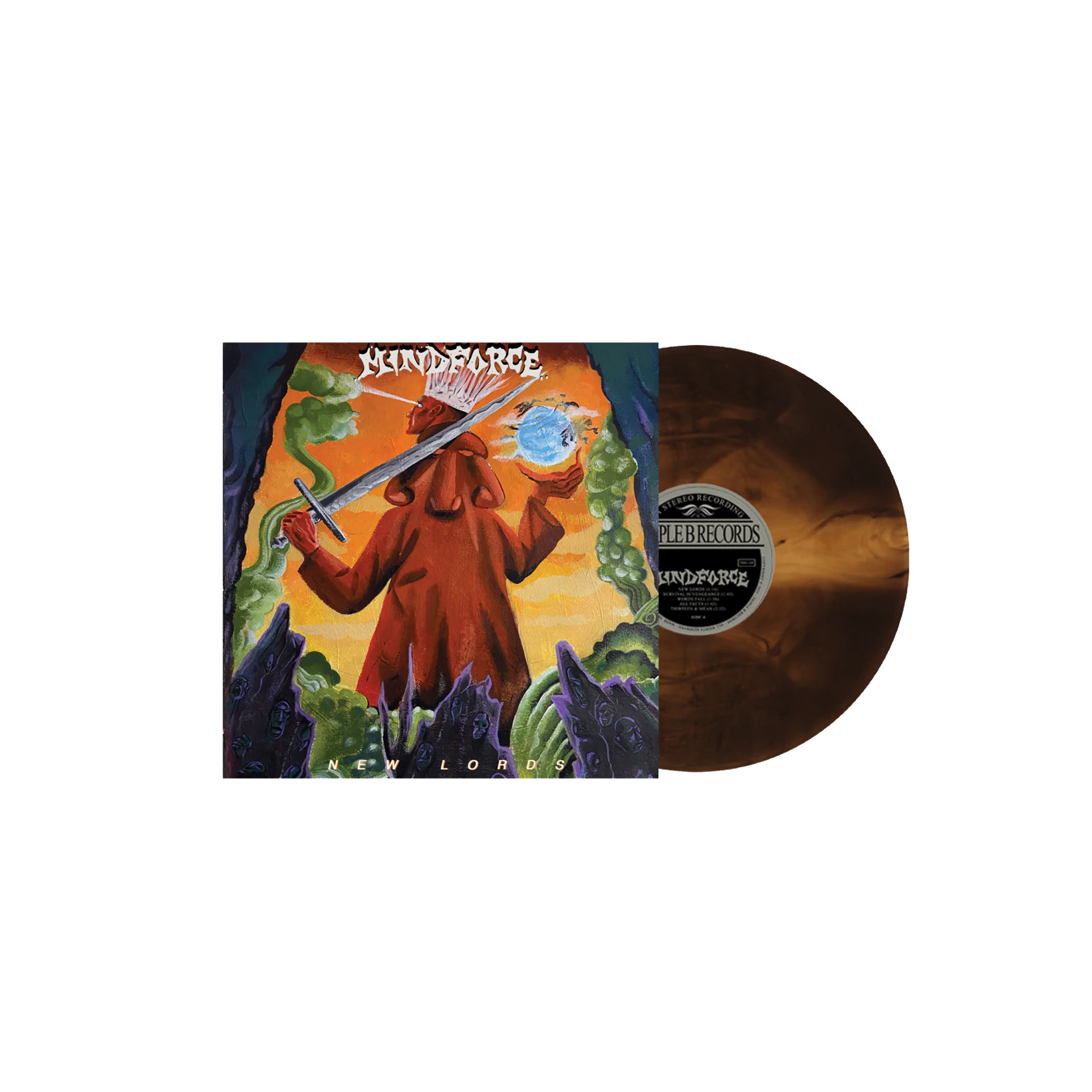 mindforce "New Lords" lp (clear orange/black ice)