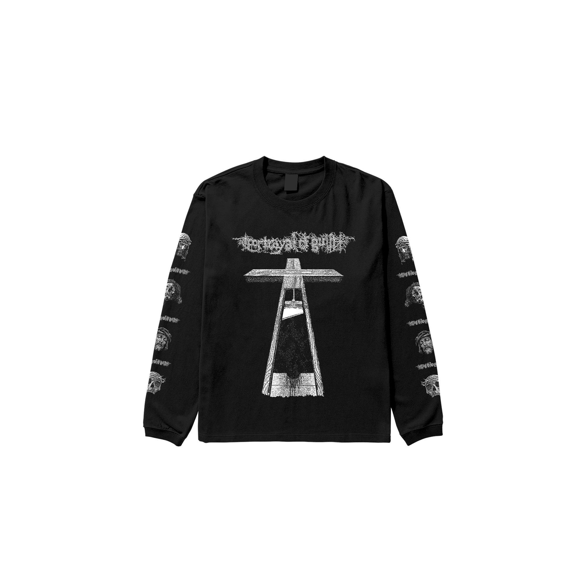 portrayal of guilt "guilottine" longsleeve