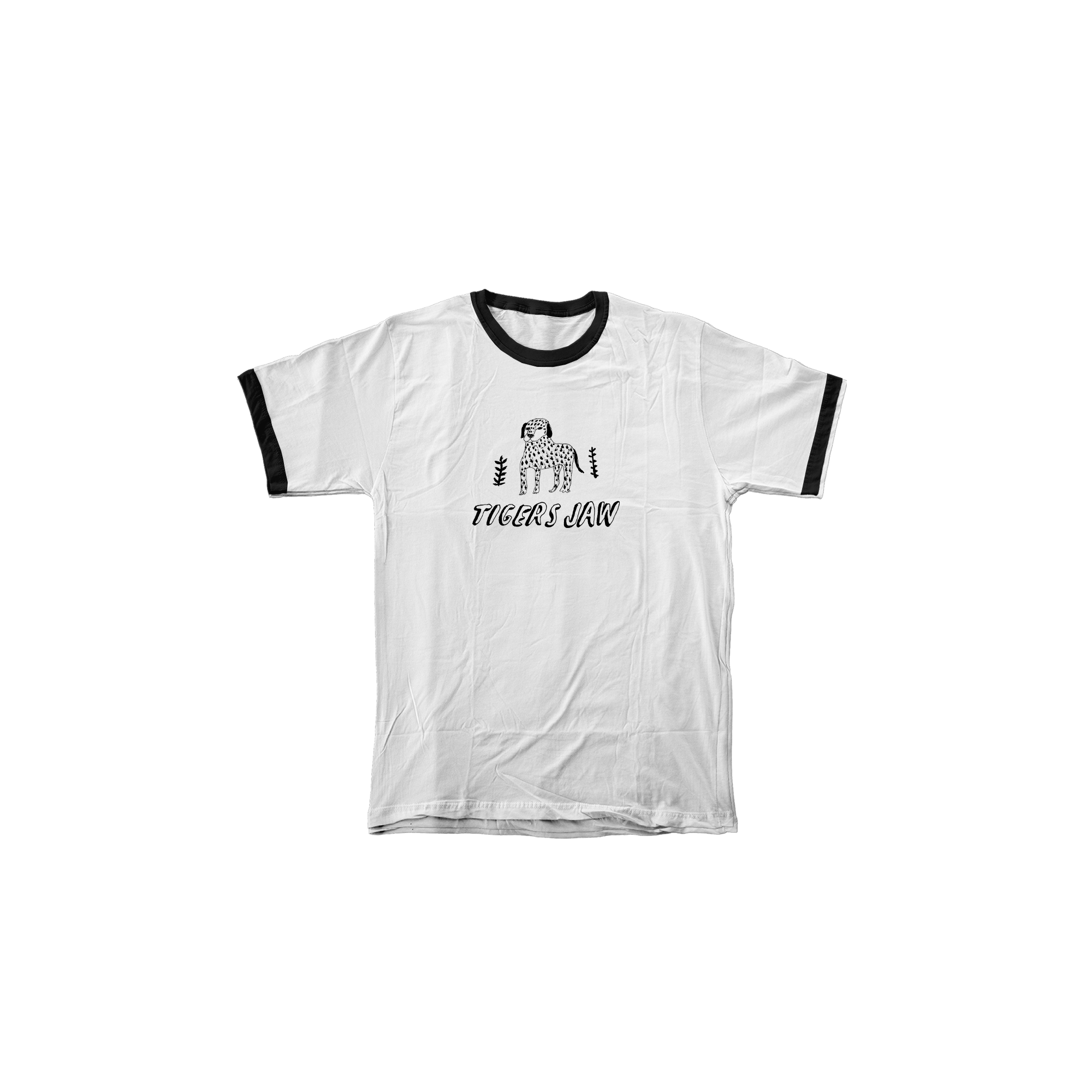 tigers jaw "dalmatian" ringer tee