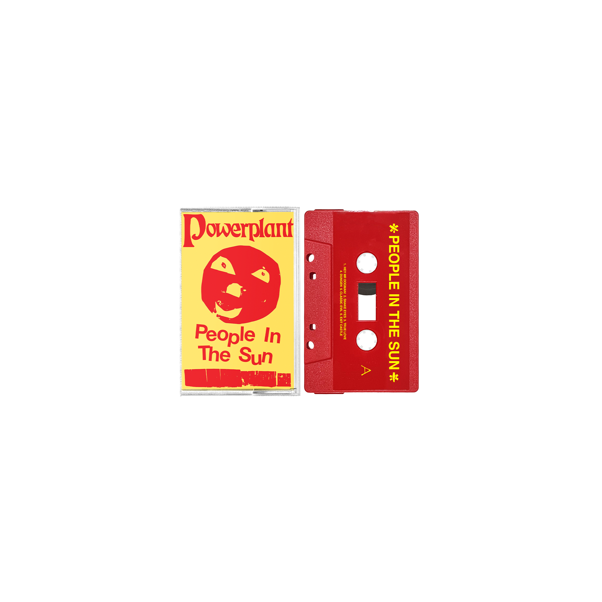 power plant "people in the sun" cassette (red shell)